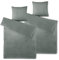 aqua-textil Feelwell Bettwäsche 135 x 200 cm 4teilig Coral Fleece Bettbezug Thermo Flausch grau