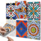 CREATISTO Mosaik-Fliesen Fliesensticker Fliesenfolie - Aufkleber Folie für Fliesen I Klebefliesen Deko Folien für Fliesen Ornament in Bad u. Küche (15x20 cm I 36 -Teilig)