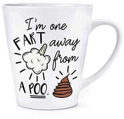I'M un Péter Extérieur de A Caca 12oz Tasse à Café Latte Tasse