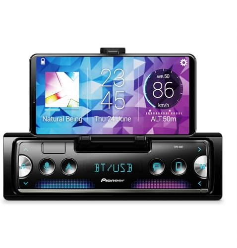 Inex Pioneer SPH-10BT Apple Coche Play Android Auto Pioneer Coche Estéreo Bluetooth USB BT