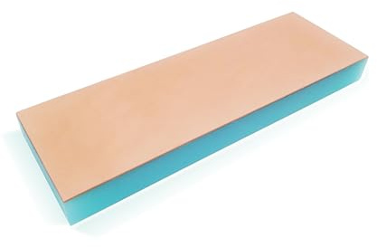 Jende 210x70mm Kangaroo Leather Knife Strop, 3/4 Thick Acrylic-Kangaroo strop for Knife Maintenance and Sharpening