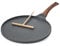SENSARTE Poêle à crêpes antiadhésive avec revêtement en granit suisse, poêle à dosa plate pour crêpes, plaque de cuisson Tawa avec poignée anti-chaleur, compatible avec l’induction, sans PFOA, 25,4 cm