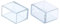 Flyshop Lot de 12 Embouts de Pieds de Chaise rectangulaires en PVC Anti-Rayures pour Pieds de Meubles, 20 x 30 mm, 2,0 x 3,0 cm, Transparents