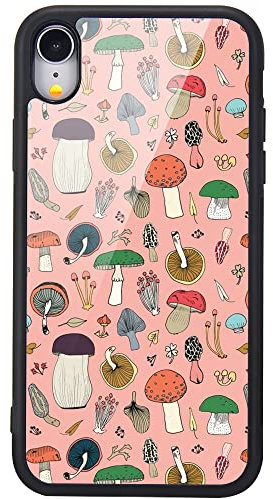 MAYCARI for iPhone 7/iPhone 8/iPhone SE 2020 Case Aesthetic Mushroom-2 Design Hard Back Case with Soft TPU Bumper for Girls Children Women Protective Phone Case for iPhone 7/iPhone 8/iPhone SE 2020