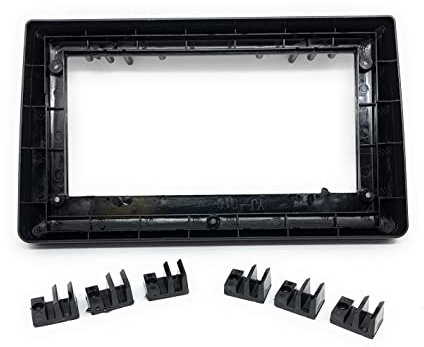 Sound Way Kit Montage Autoradio, Cadre de Radio Adaptateur de Façade pour Installation Autoradio 9 Pouces sur prédisposition 2 DIN