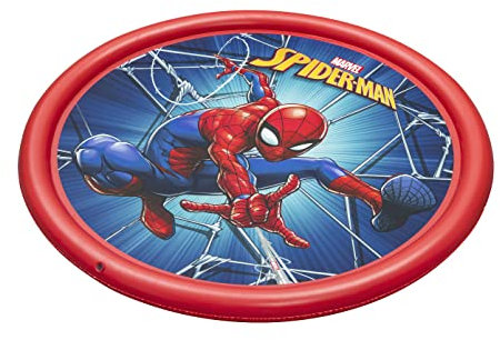BESTWAY Piscina Infantil con Chorros de Agua 165 cm Spider-Man Multicolor
