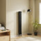 NRG Traditional 4 Column Vertical Radiator 1500x200mm Black Central Heating Radiators