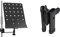 TIGER MSA30-BK Microphone/Music Stand Attachment for Lyrics, Sheet Music, Scores - Clamp Arm with Desk - Black & Stagg DSH Drum Stick/Beater Holder Clamps on Kit