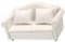 Toyvian Puppenstuben Sofa 1:12 Puppenhaus-Sofa-Sessel Puppenhaus Möbel Aus Holz Winzige Couch Mit Kissen Puppenstuben-Sofa-Modell Miniatur-haussofa Holzdekor Weiß Kleines Sofa Stoff Mikroszene