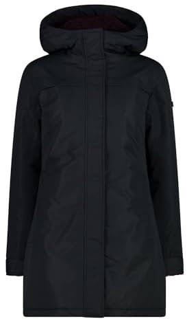 CMP Damen Hoodie Parka, Antracite, 48