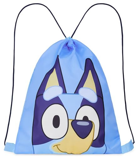 Bluey Mochila Natacion con Cordón para Niños, 29 x 38 cm, Mochila Saco de Natación con Ventilación