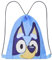 Bluey Mochila Natacion con Cordón para Niños, 29 x 38 cm, Mochila Saco de Natación con Ventilación
