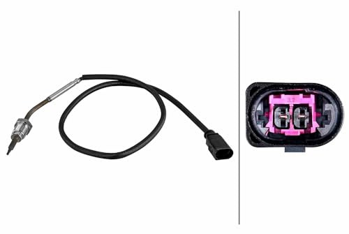 HELLA 6PT 010 376-791 Sensor, Abgastemperatur - 2-polig - geschraubt
