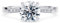 Verlobungsring Damen 925 Sterling Silber Eheringe Ringe Frauen 7A Zirkonia ring mit Geschenkbox Verlobung Hochzeit Geschenk-3204-54