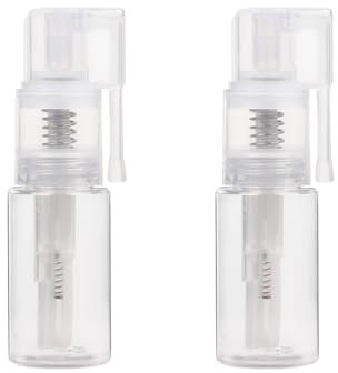 JIHUOO 2 Pcs 35 ml Plastic Glitter Duster Sprayer Hair Powder Sprayer Dry Powder Pump Bottle Empty Glitter Spray Bottle Scrapbooking Sprayer Hair Fiber Applicator