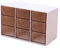 GSZCCZS Schmuckschatulle, kreativer transparenter Schmuck-Organizer, Schmucktruhe mit neun Schubladen, modische staubdichte Finishing-Box, Schmuckschatulle für Damen (Größe: A)