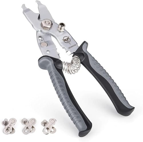 GEWAGE Pince de vélo 5 en 1 pour coupe-câble/chaîne à dégagement rapide/alésage de câble/verrouillage de chaîne de rechange/pince de capuchons intérieurs (B)