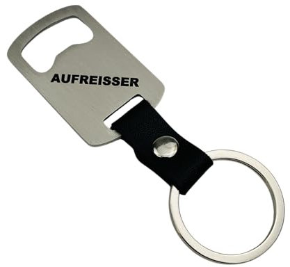 WIENS3D Flaschenöffner Schlüsselanhänger als Geschenk, mitbringsel, Geburtstag, Papa Mama Onkel Tante Kollege Freund Freundin lustig Festival (Aufreisser)