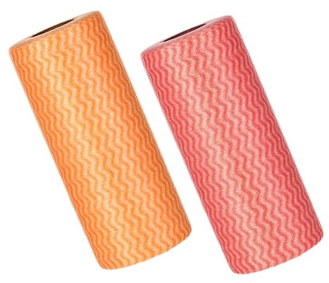 CONGARTENO 2rollen Küchentuch -geschirrtuch Für Schüssel Und Waschlappen Reinigungstuch Vliesstoff Für Arbeitsplatte Und Küche