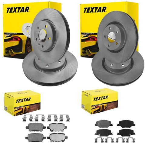 BandelOne enthält Textar Bremsscheiben + Beläge vorne + hinten passend für Insignia B