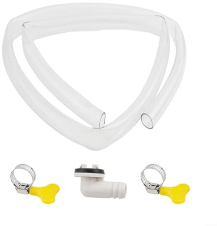 AC-Abflussrohr-Set, 11 m Länge, mit Klemmen und Verbindungsstück für geteilte Klimaanlagen (90 cm)