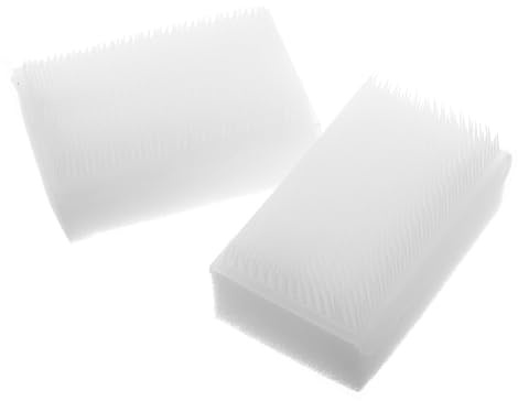MUCKLILY 2stücke Doppelseitige Nagelhautbürste Kleine Nagelreinigungsbürste Tragbare Handbürste für Fingernägel Schrubberbürste für Haushaltsreinigung Nagelstaubbürste für Männer