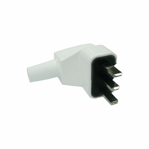 Clavija 2P 25A para vitrocerámica, resistente al calor, ideal para conexión eléctrica en cocinas y electrodomésticos.