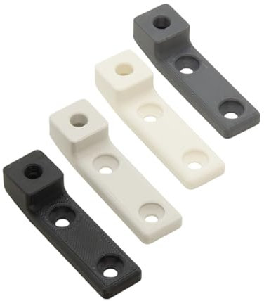 Ersatzteil Fensteraussteller klick klack - Halter zum Anschrauben - mehrere Farben - Wohnwagen Wohnmobil Kastenwagen (Weiß, 1)