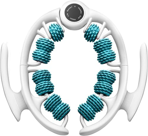 NEOVSUNY Manuelles Anti-Cellulite Massagegerät mit Abnehmbare Massageköpfe, Faszienrolle Bein Massageger für Oberschenkel Celulitis, Massage-Roller für Oberschenkel, Gesäß, Armen, Bauch Hautstraffung