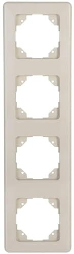 Kopp Abdeckrahmen 4-fach Europa creme-weiß, 303401074
