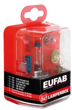 Eufab Autolampenersatzkasten 12V H7