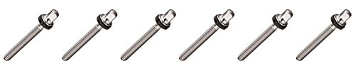 Drum Workshop True Pitch Chrome Tension Rod - .8 (2.03 cm) x 1.65 (4.19 cm) (6 Pack)
