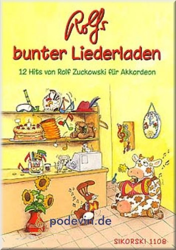 ROLF ZUCKOWSKI - ROLFS BUNTER LIEDERLADEN - Akkordeon Noten [Musiknoten]