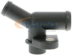Kühlmittelflansch VAICO V10-0274 Original VAICO Qualität für SEAT SKODA VW VAG