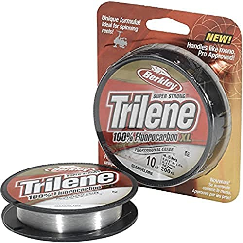 Berkley Trilene 100% Fluorocarbon XL Angelschnur, 8lb | 3.6kg| 100m