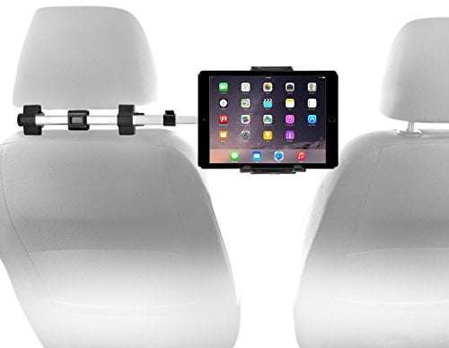 Macally Kfz-Kopfstützen-Halterung für iPad Pro/Air/Mini, Tablets, Nintendo Switch Silber