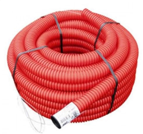 Centrocom Gaine TPC - Gaine TPC 40 Rouge - 50m de