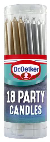 Dr. Oetker Party Candles, 35 g ( color and packaging may vary)