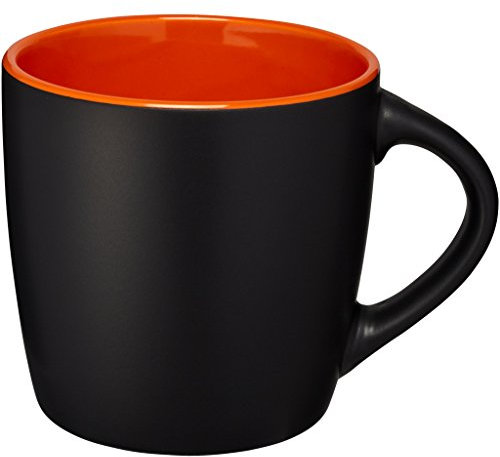 Bullet Riviera Ceramic Mug (8.4 x 8.8 cm) (Solid Black/Orange)