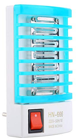 Ejoyous Lampe Anti Moustique, 110V / 220V Mosquito Killer Light Plug-and-Play pour D' Insectes Destructeur, Attrape Piege A Mouche pour Chambre Bébé, Salon, Salle de Bains, Bleu 11.5 x 6.5 x 2.5cm
