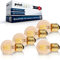 Print-Klex GmbH & Co.KG 5x LED Leuchtmittel Filament Vintage in Birnenform klein G45 E27 4W 2200K Warmweiß Lampe Nostalgie Retro Beleuchtung
