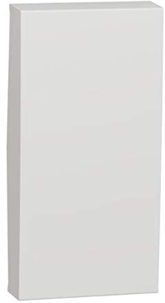Tecla de recambio serie unica, 1 módulo, color blanco (Schneider Electric NU910018U)