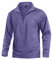 KEFITEVD Maglione in pile da uomo, a mezza zip, a maniche lunghe, funzionale, caldo, traspirante, per lo sport e la bicicletta, viola., M