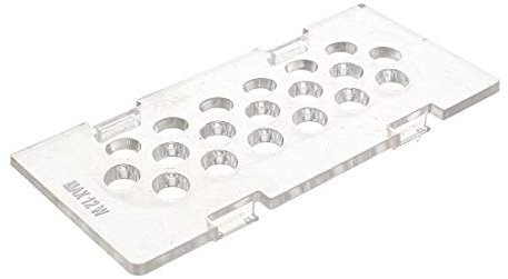 sparefixd Lamp Bulb Light Cover Lens for Indesit Under Counter Fridge