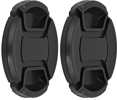 SIOTI 40.5mm Lens Cap (2 Packs), Camera Lens Cover, Compatiable for Almost Generic Brands of Lenses (40.5mm)