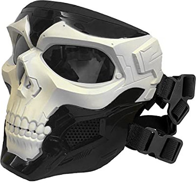 Airsoft Maske Paintball Masken Taktische Schädel Maske Full face Militär Schutzmaske Vollgesichtsmaske für Halloween Jagd CS Kriegsspiel Cosplay