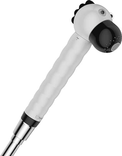 hansgrohe Kinderhandbrause Jocolino, Duschkopf für Kinder, 2 Strahlarten, Taufgeschenke, Geschenke zur Taufe, Zebra
