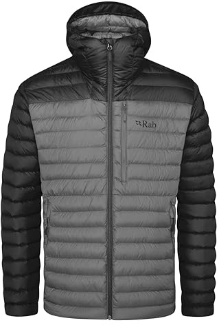 Rab Men's Microlight Alpine Down Jacket - Black/Graphene - M