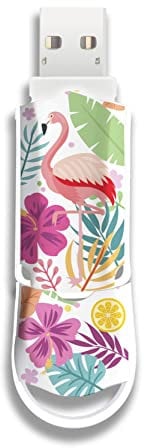 Integral 128GB Pink Flamingo Xpression USB 3.2 Gen 1 Flash Drive are Stylishly Designed USB Memory Flash Drives - Ideal Storage and Back Up for Study, Work and Play and a Great Fun & Funky Gift Idea