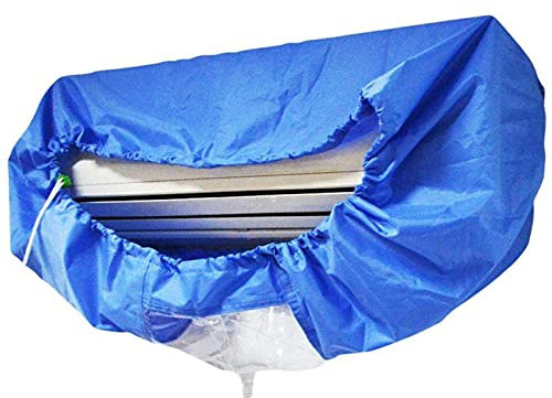 Ranuw Blue Wall Montado Aire Acondicionado Bolsa de Limpieza Splitter Aire Acondicionado Limpieza Aire Acondicionado Limpiador Espuma Spray